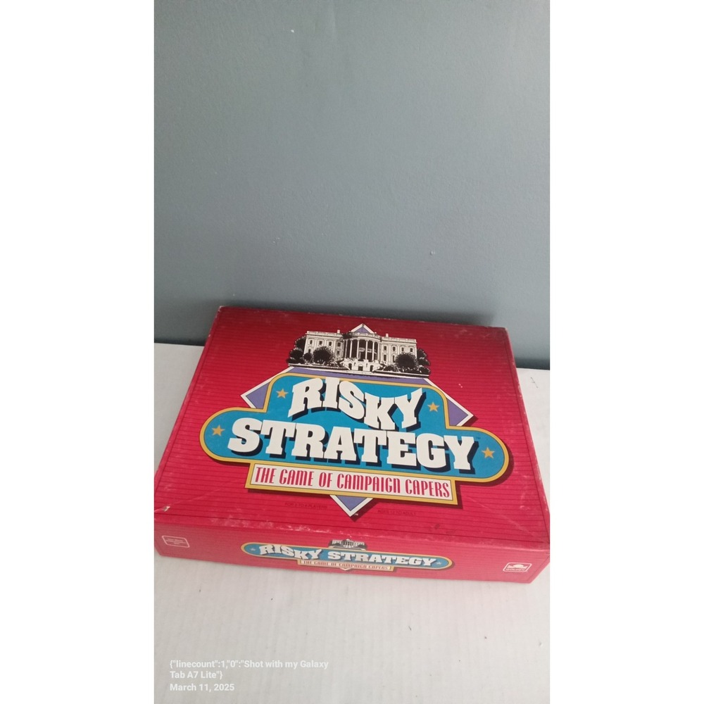 Risky Strategy Board Game Campaign Caper Game Night‎ Family Fun